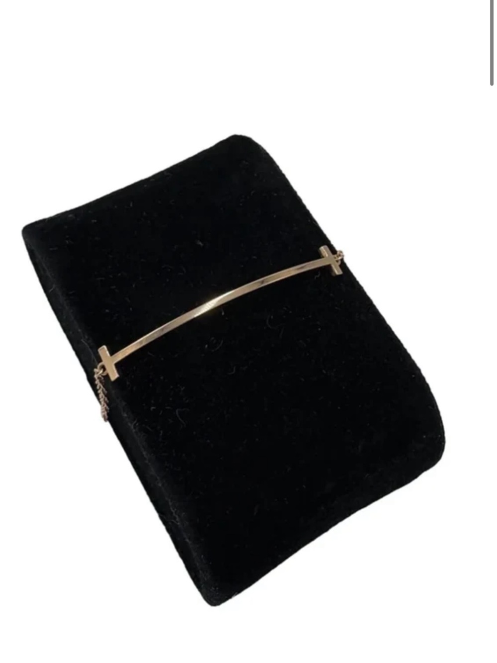 Tiffany & Co. Gold T Wire Bar Bracelet